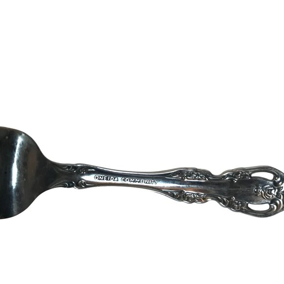 Baby Silverware Lot 3 Forks & 1 Spoon Vintage Stainless & Silverplate Regal & On - Picture 3 of 12